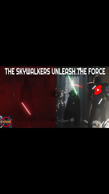 Darth Vader and Luke Skywalker Unleash the Force #Shorts #YouTubeShorts #ShortsYouTube