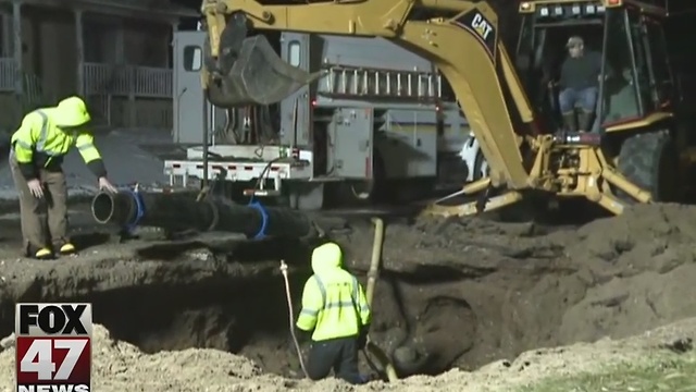 High Street closed after water main break