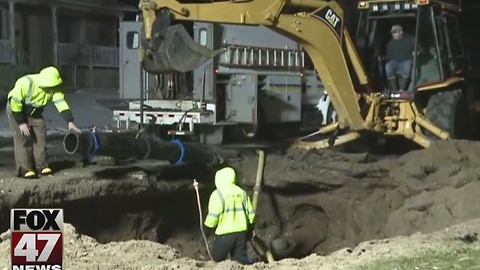 High Street closed after water main break