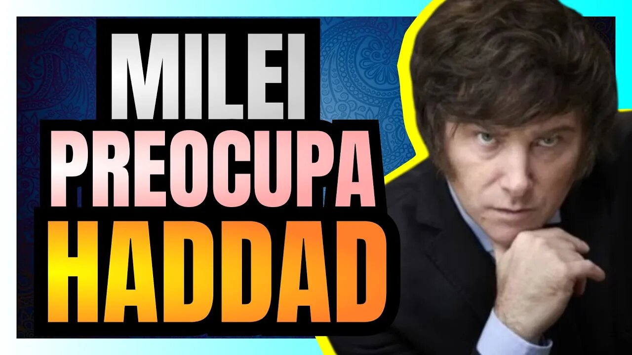 HADDAD afirma que o BRASIL está muito preocupado com JAVIER MILEI na ARGENTINA