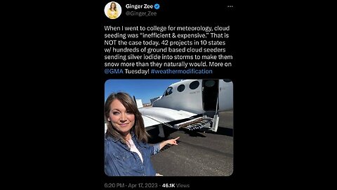 if weather forecast will report on chemtrails - gm.tv