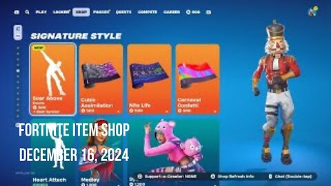 Fortnite Item Shop|December 16, 2024(*New* Soar Above Emote)