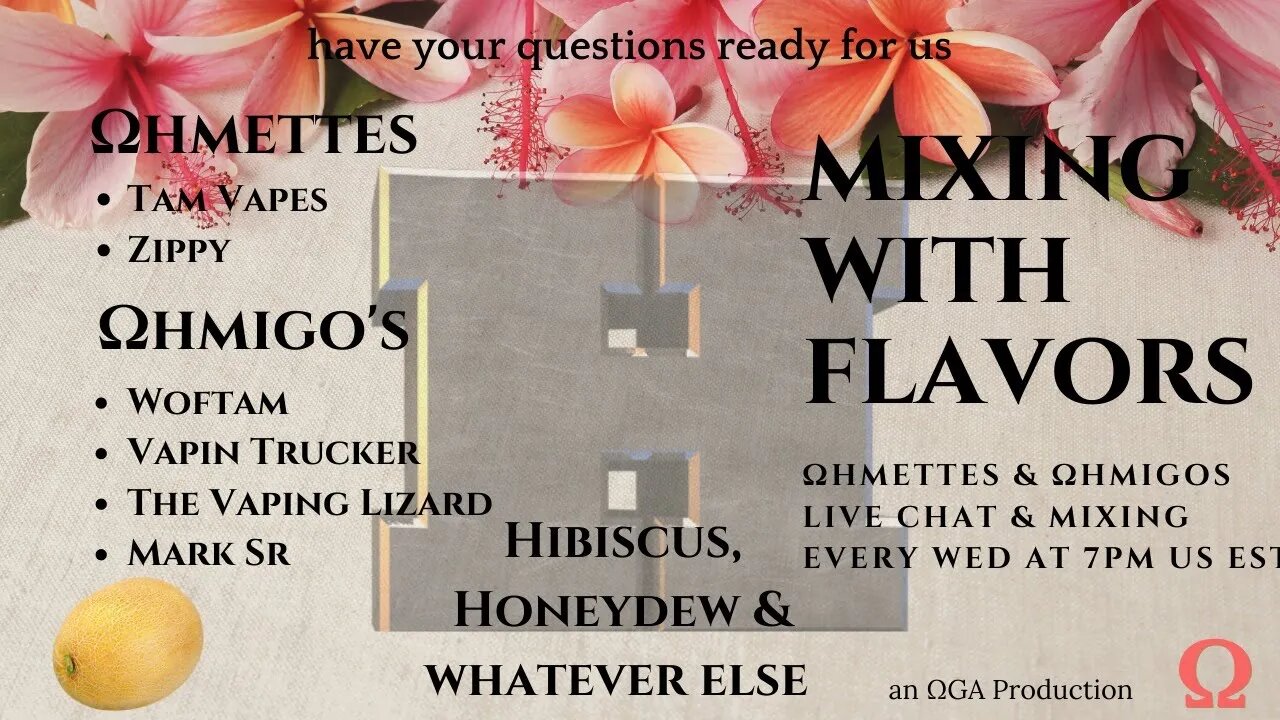 Mixing with Flavors: Hibiscus, Honeydew & whatever else