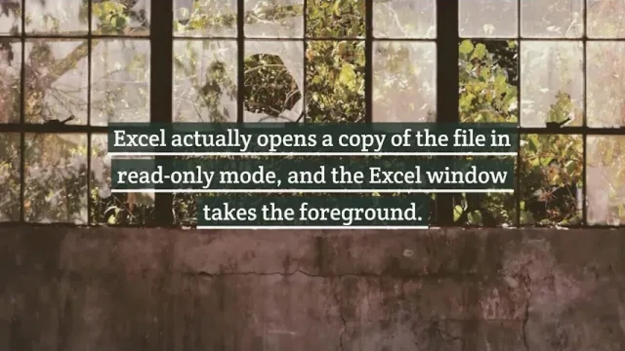 Excel youtub