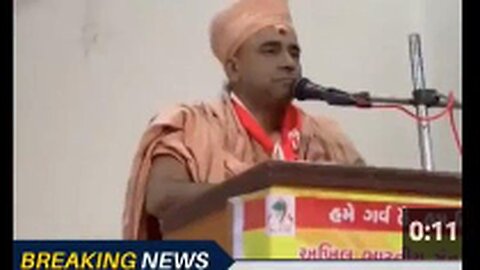 Nautham Swami collapsed suddenly during a lecture - India (Jul'23) 💉