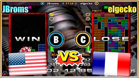 Tetris the Absolute The Grand Master 2 PLUS (JBroms Vs. elgecko) [U.S.A. Vs. France]