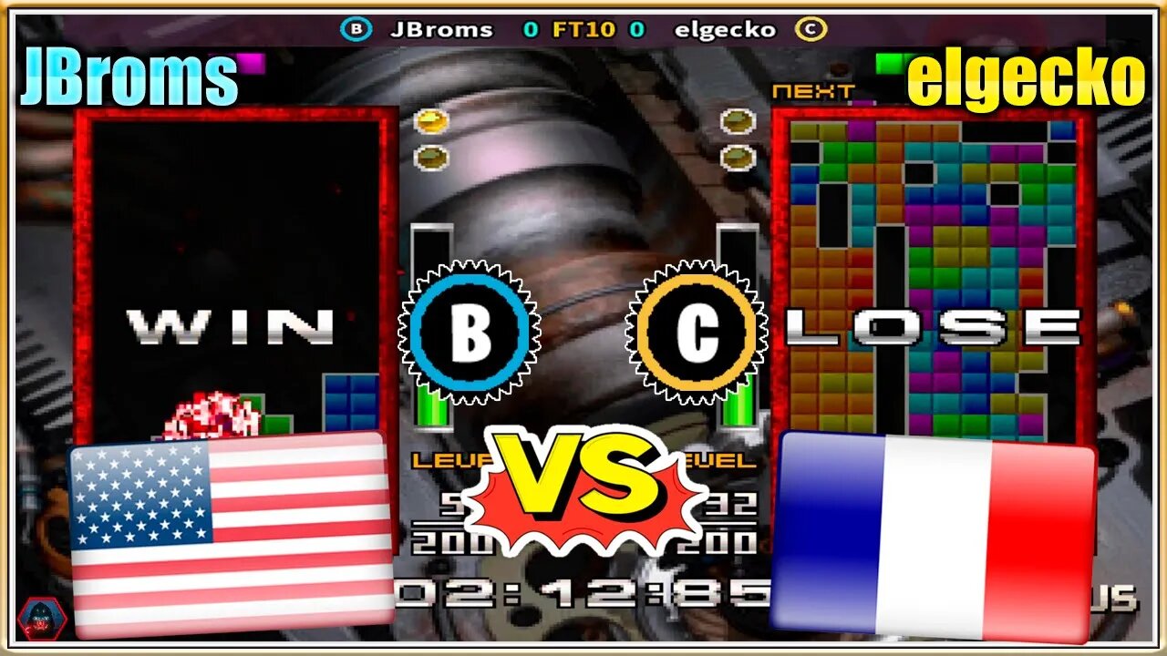 Tetris the Absolute The Grand Master 2 PLUS (JBroms Vs. elgecko) [U.S.A. Vs. France]