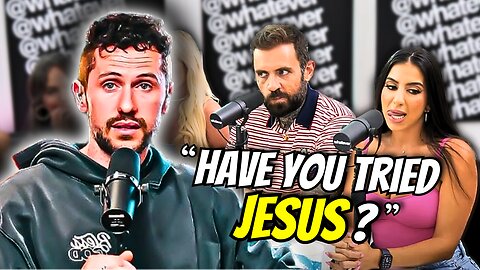 CHRISTIAN asks Adam22 & Lena The Plug about JESUS