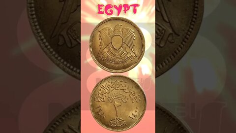 Egypt 2 Piastres 1980.#shorts #education #coinnotesz