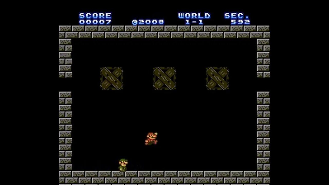 Trying out a ROM hack on Project Nested (1.4.2) w/ SNES9X - Luigi Vs. Mario