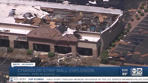 Chandler strip mall explosion remains under investigation