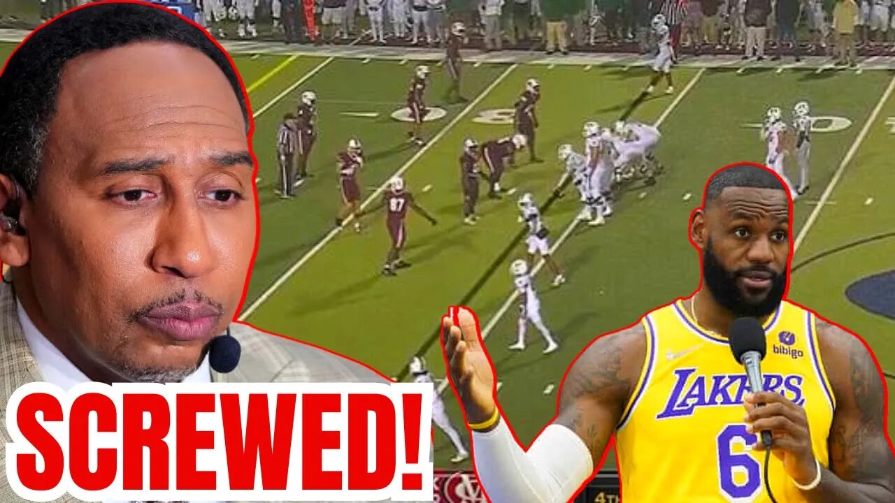 ESPN CRUSHED! Leaves HUGE Georgia High School Football Game ENDING for NBA Preseason, Lebron James!