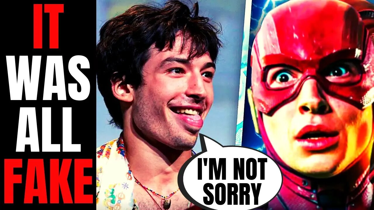 Ezra Miller DOESN'T CARE, Gave A FAKE APOLOGY When Warner Bros Threatened To CANCEL The Flash Movie