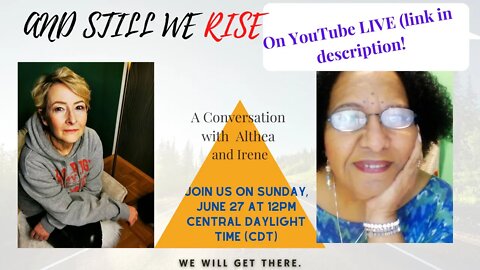 REMINDER - A Sunday Conversation with Irene and Althea