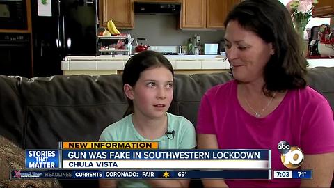 Gun was fake in Southwestern lockdown