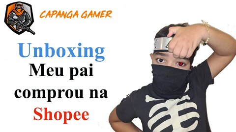 Unboxing Com Danilo Lim (Bandana do kakashi, mestre do Naruto)