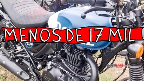 NOVA HUNTER 350 chega em 2 variantes e custando menos de 17 MIL REAIS