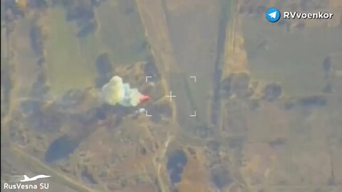 Russian Strike Destroys Ukrainian Equipment & Personnel