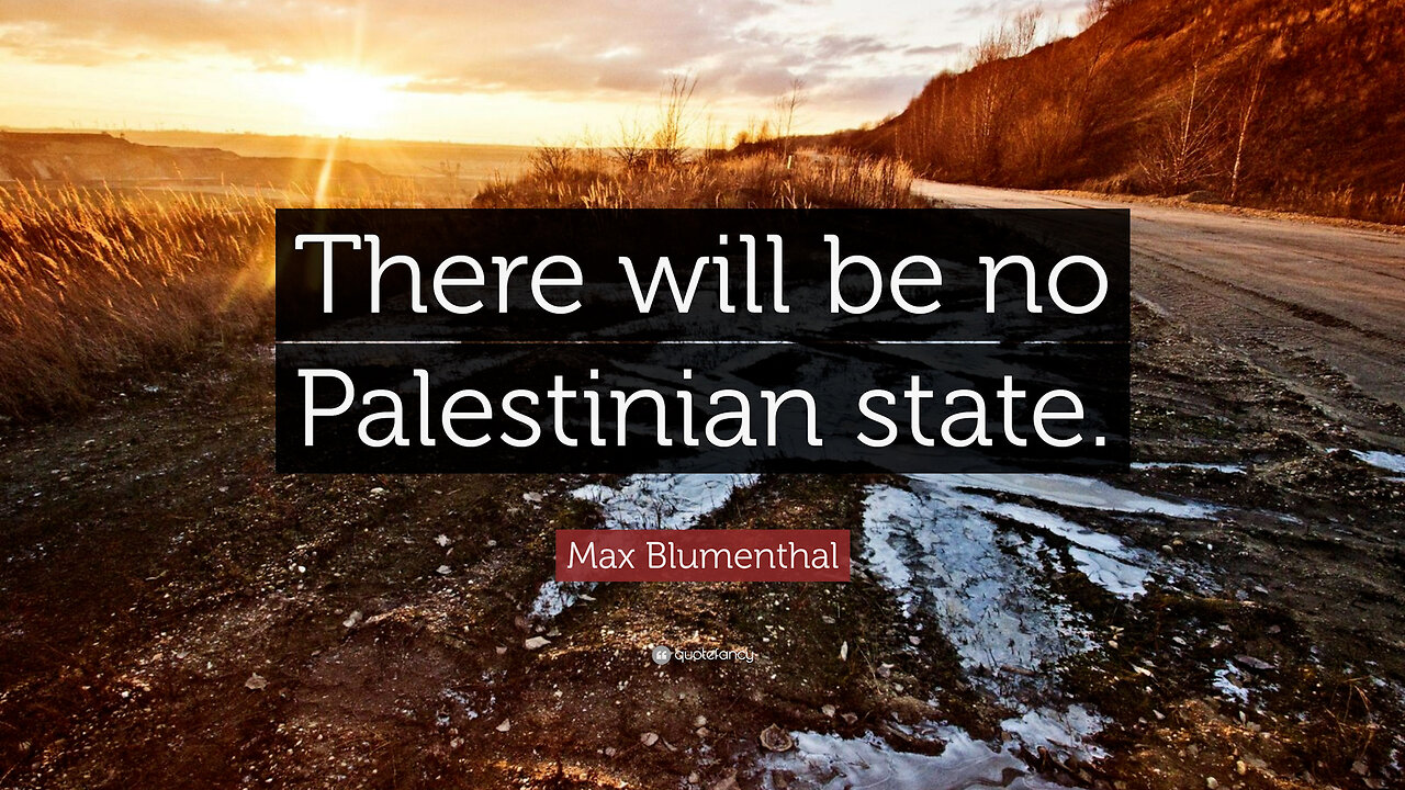 A Palestinian state? Been there, done that