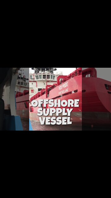OFFSHORE SUPPLY VESSEL VOS PRIDE ON THE HIGH SEAS