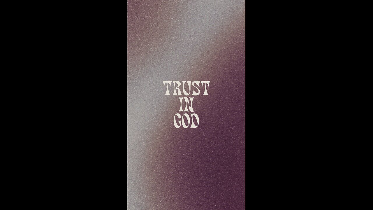 Trust in God