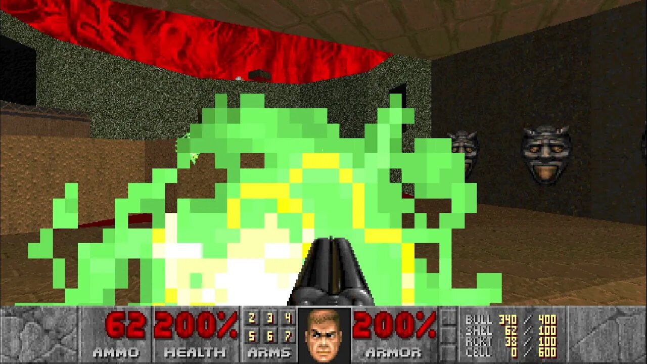 Doom 2: Hell on Earth (Ultra-Violence Plus 100%) - Map 23: Barrels O' Fun