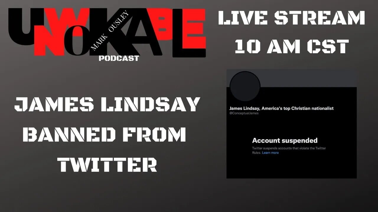 James Lindsay Banned From Twitter