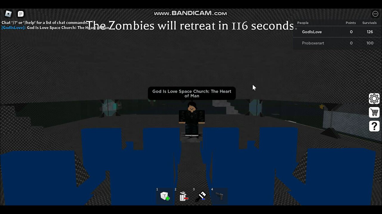 Build to Survive the Zombies | God Is Love Space Church: The Heart of Man - Roblox (2006)