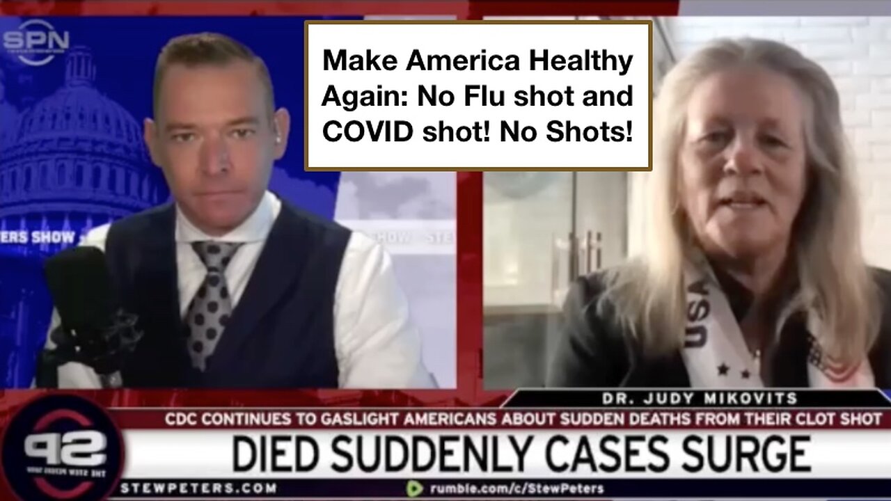 Make America Healthy Again: No Flu shot and COVID shot! No Shots!