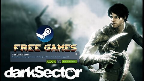 Free Game !Dark Sector ! Steam ! before 30 November 2024 @ 10 30 pm IST