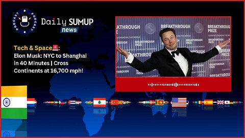 Elon Musk: NYC to Shanghai in 40 Minutes | Cross Continents at 16,700 mph!