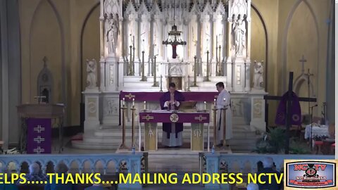 NCTV45 CATHOLIC MASS HOLY SPIRIT PARISH (ST MARY'S) NOON WEDNESDAY APRIL 13 2022