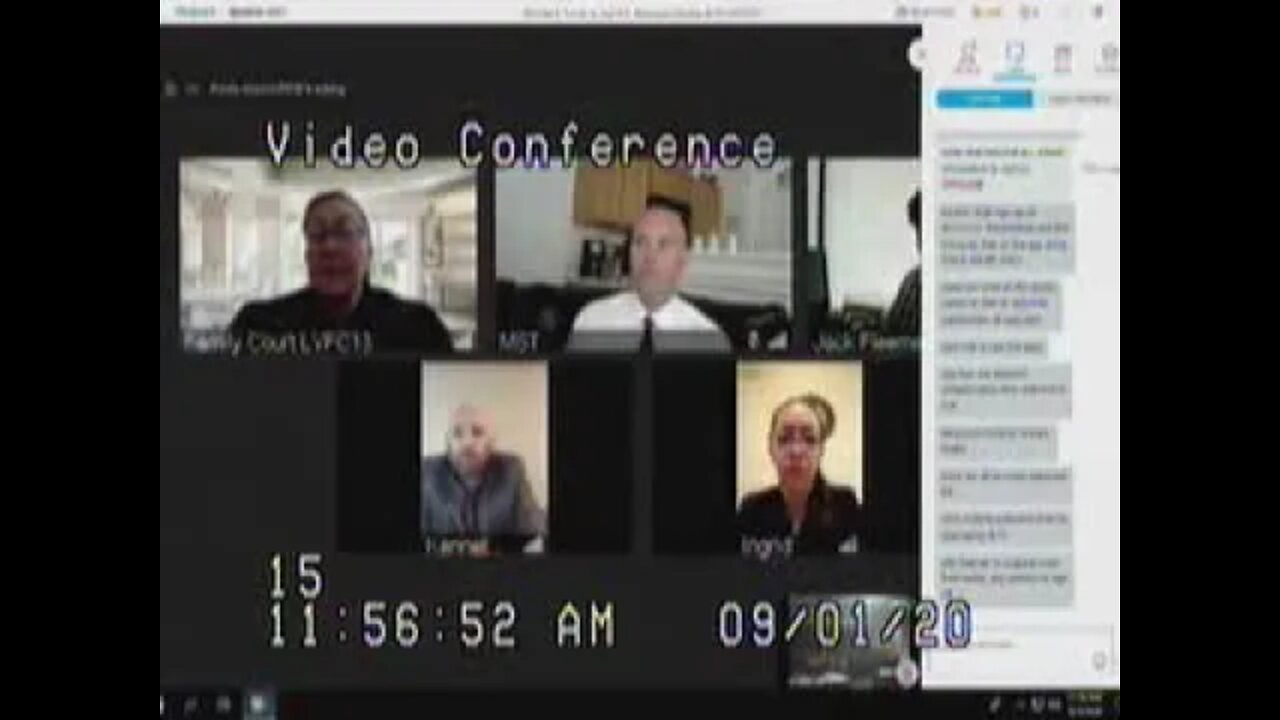 Rodriguez & Turner matter before Cheryl Moss Family Court Judge Clark County 9/1/20 2-2