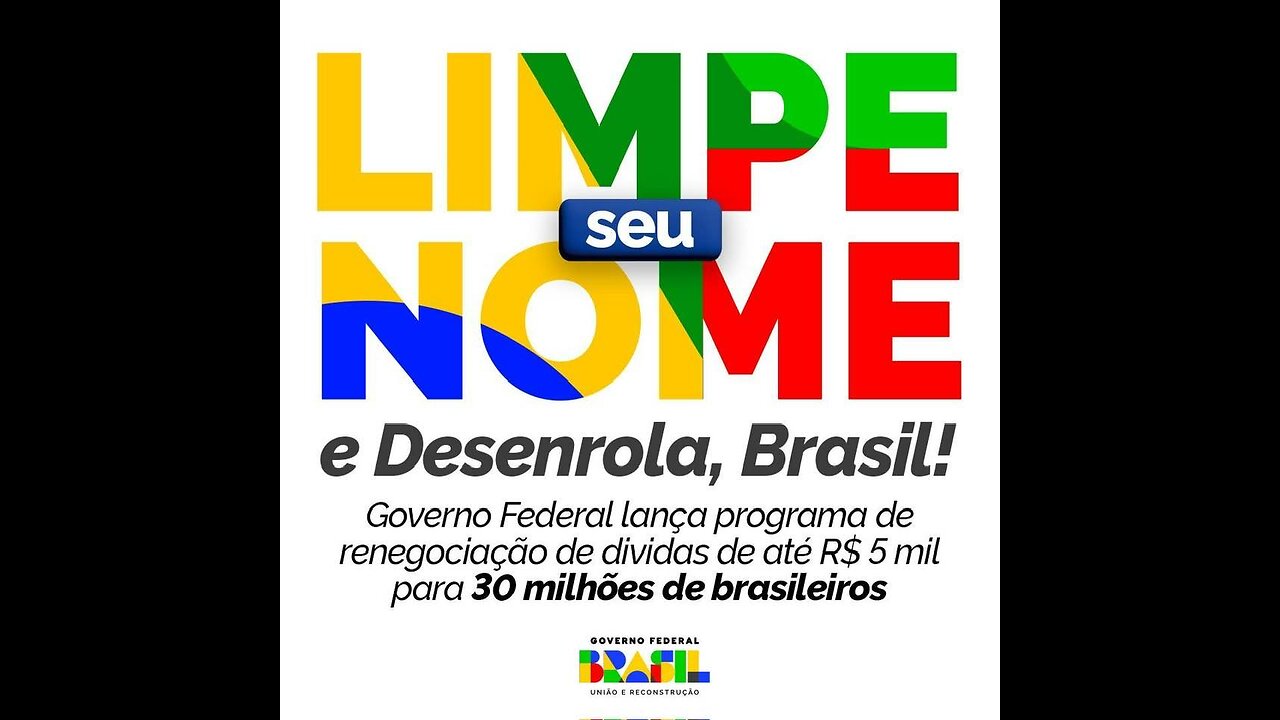 Desenrola Brasil - pagto de dívidas. Não pague dívida prescrita!