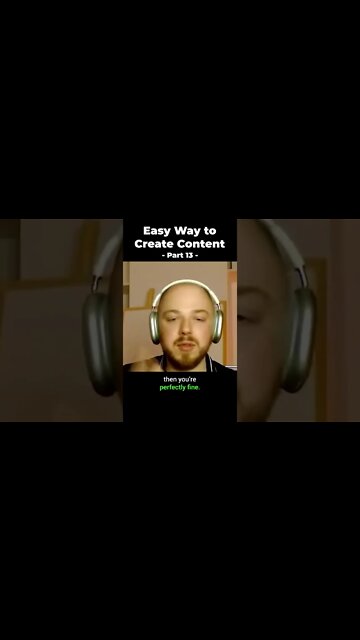 The Easy Way to Create Content (Part 13) #shorts