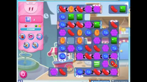 Candy Crush Level 2581 Audio Talkthrough, 3 Stars 0 Boosters
