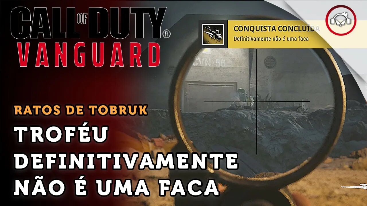 Call of Duty Vanguard, Como conseguir o troféu definitivamente não é uma faca | super dica