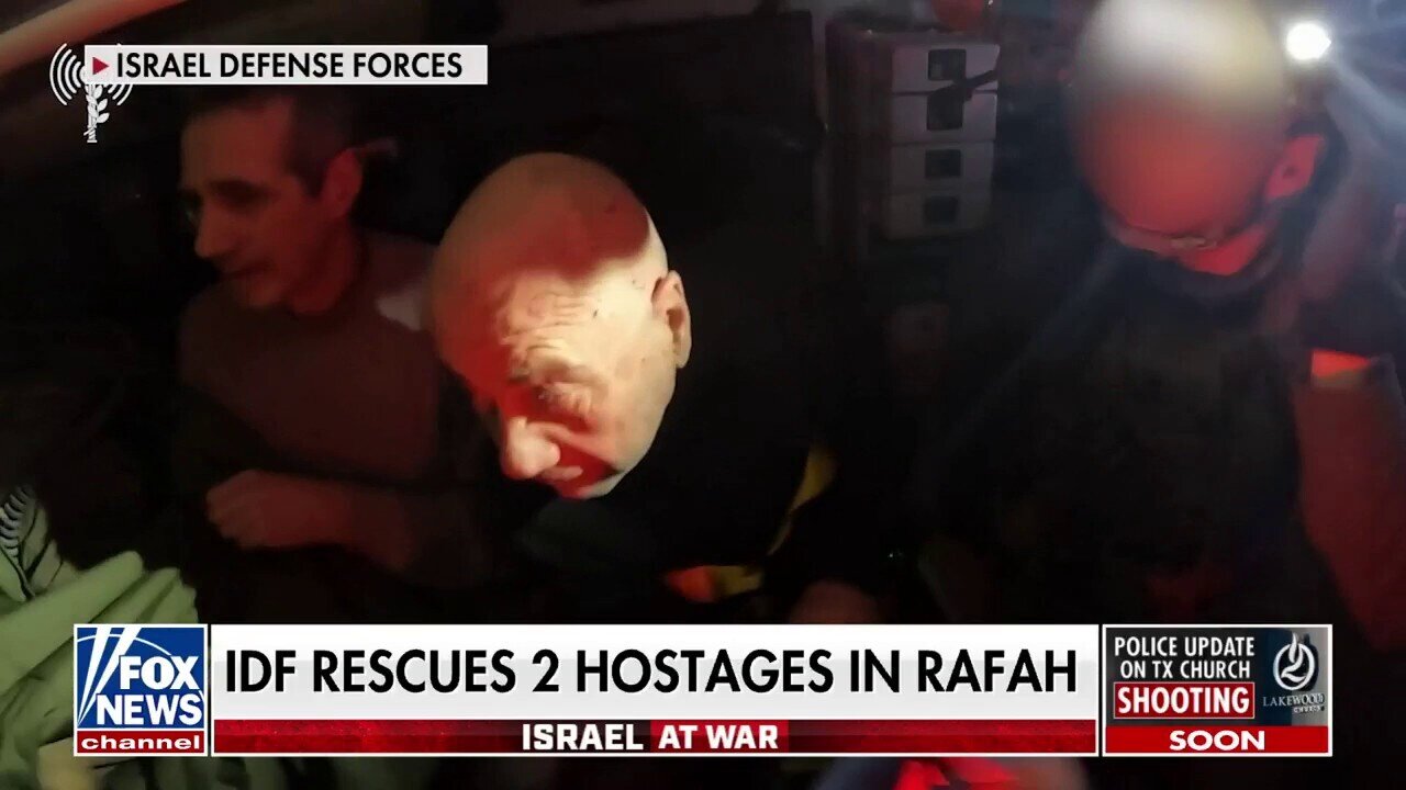 Video Shows Israeli Hostage Rescue From Southern Gaza