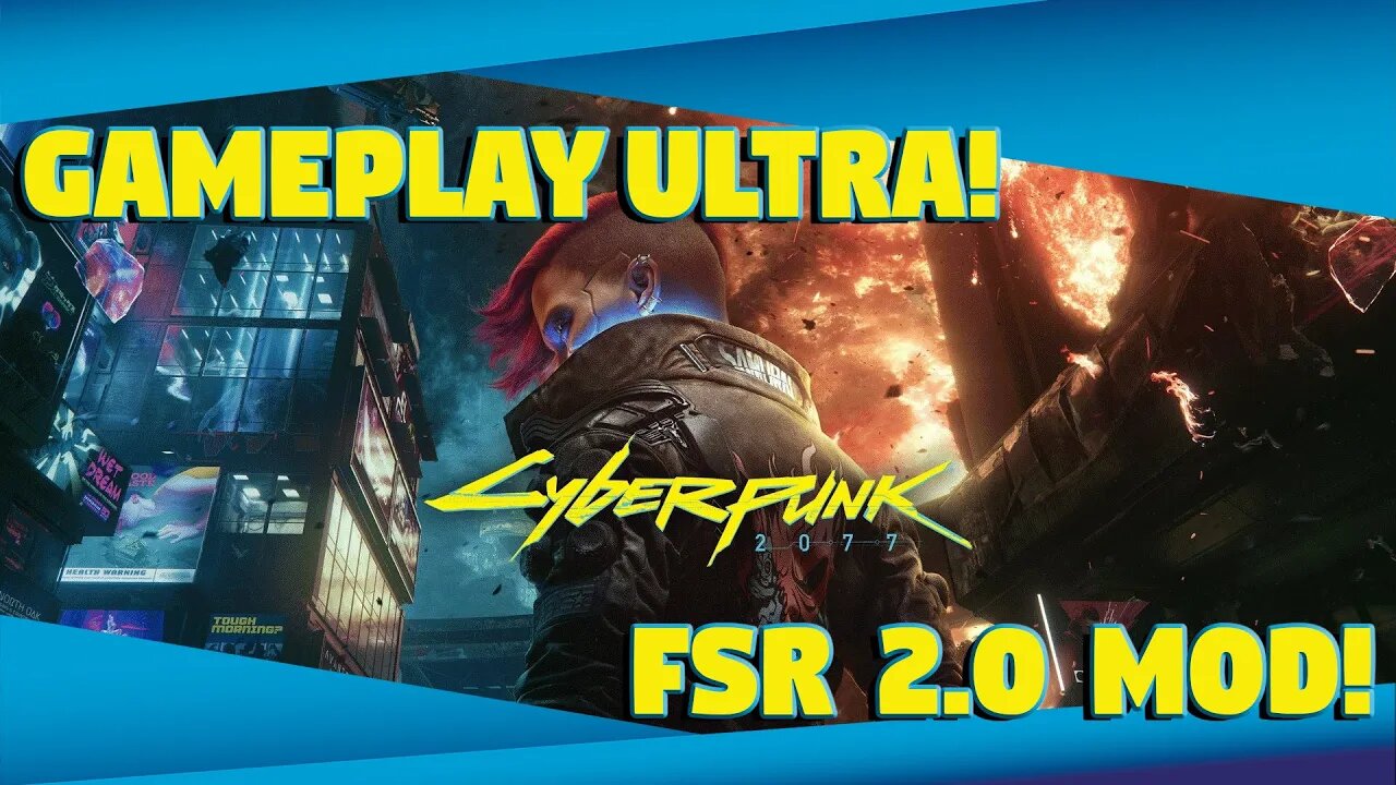 INCRÍVEL! CYBERPUNK 2077 rodando na qualidade ULTRA na GTX 970 com mod FSR 2.0!!!!