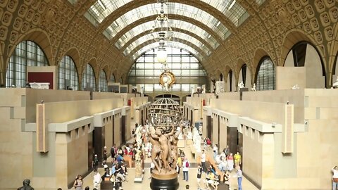 Timelapse Orsay Museum Gallery - Paris France