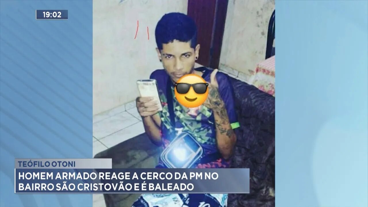 Teófilo Otoni: homem armado reage a cerco da PM no bairro São Cristovão e é baleado