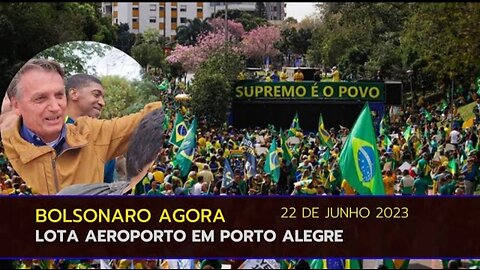BOLSONARO LOTOU O AEROPORTO DE PORTO ALEGRE 22-06-2023 BY Francisco Mello