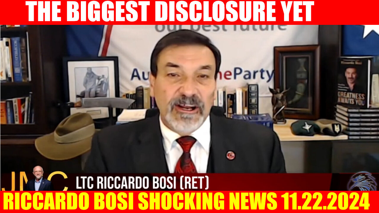 RICCARDO BOSI SHOCKING NEWS 11.22.2024: Trump makes a STATEMENT" - THE BIGGEST DISCLOSURE YET