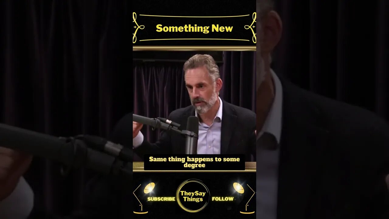 Jordan B Peterson, Something New