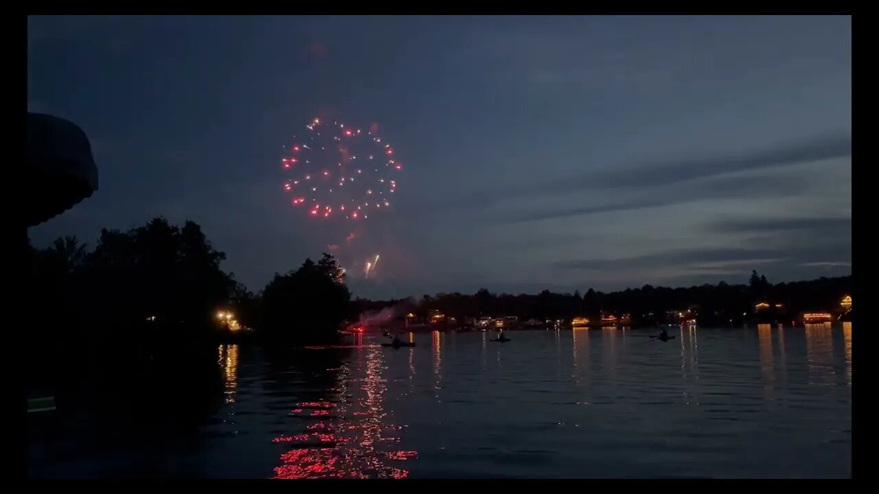 Fireworks July 4th 2022 Newton Lake PA