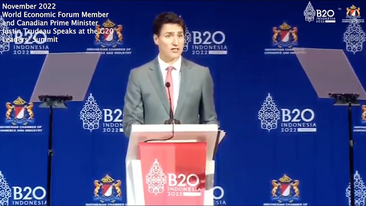 Canadian Prime Minister, Justin Trudeau | "Canada Is Leading On the Responsible Development and Use of Artificial Intelligence." | "For the First Time In History Is Possible to Completely Eliminate Privacy." - Yuval Noah Harari