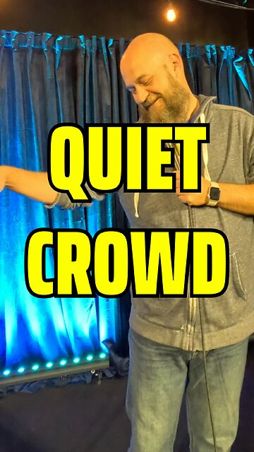 When The Crowd Doesn’t Laugh Out Loud