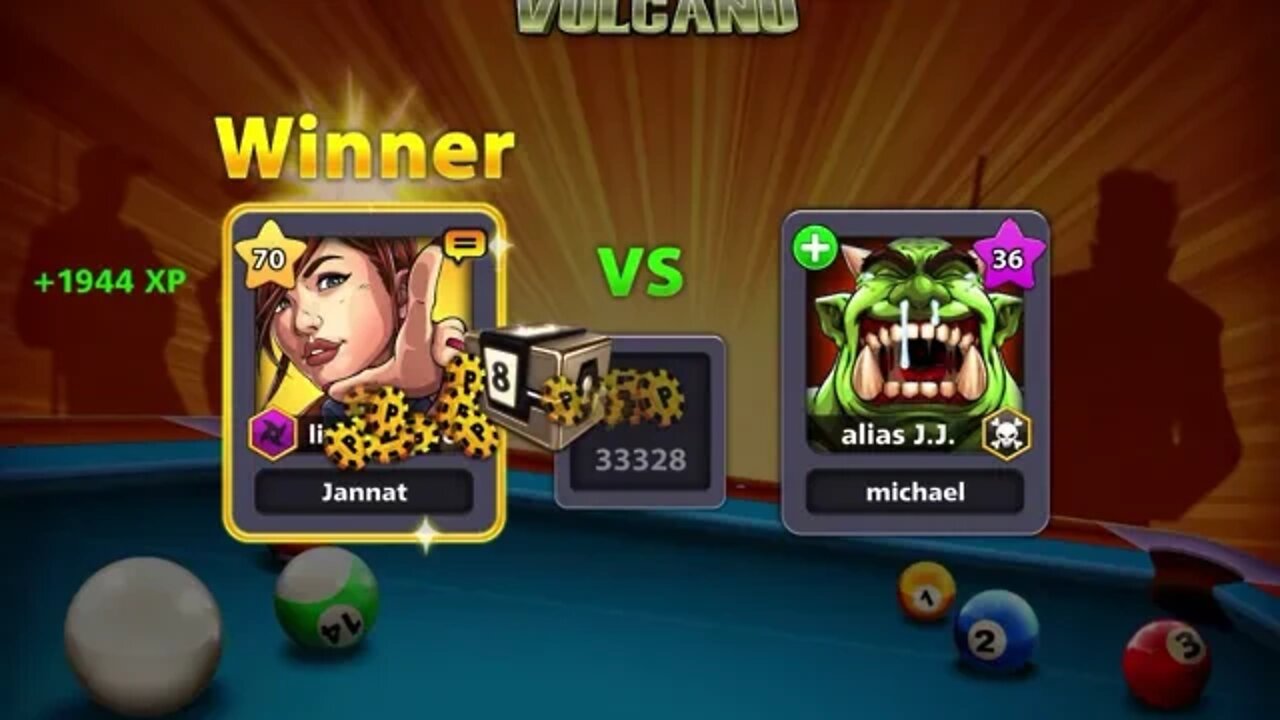 100K & 200K 8 Ball Pool win.