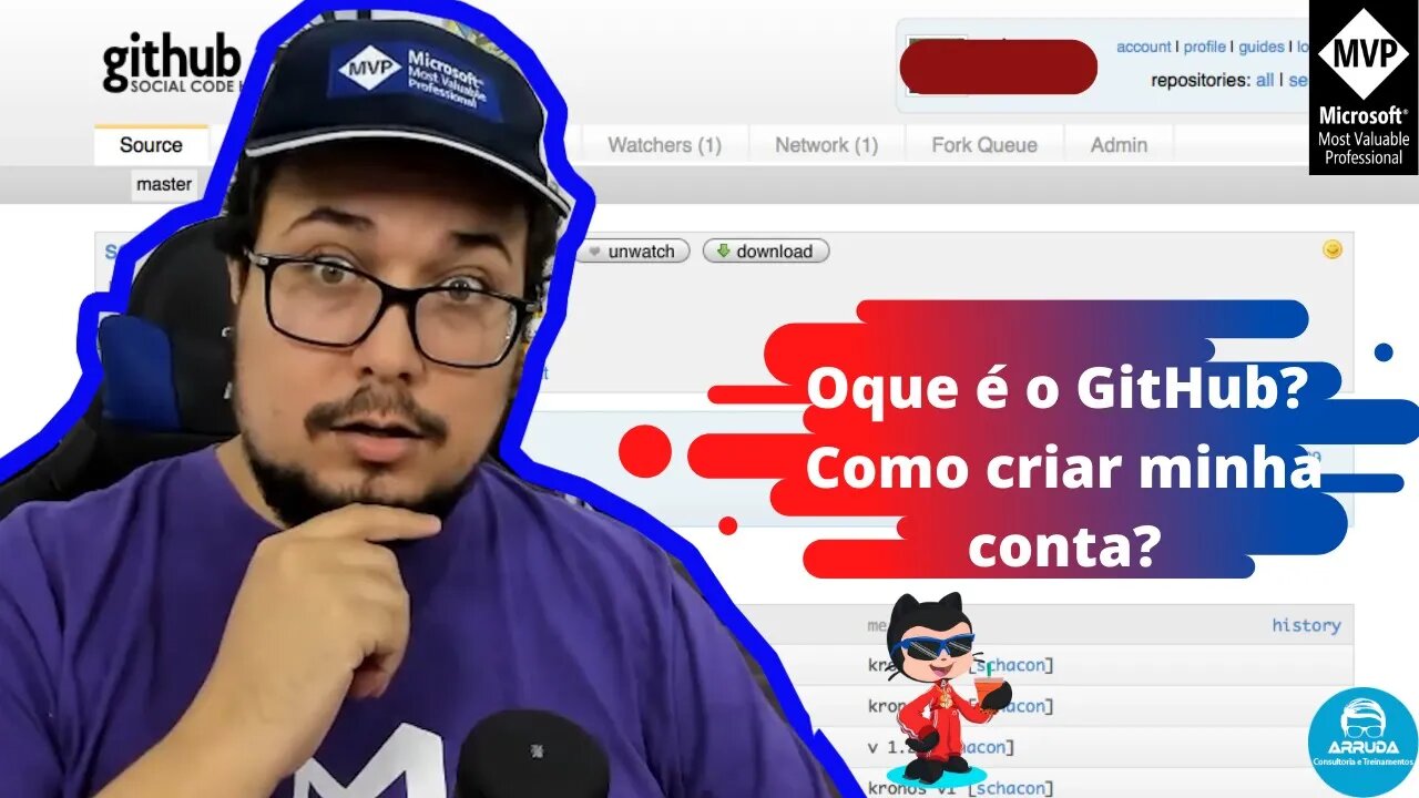 🎤 📢 Oque é o GitHub? Como criar minha conta? | #ficaemcasa e aprenda #comigo