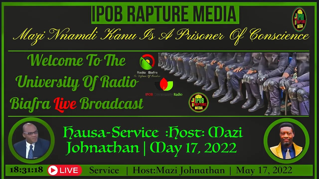 Welcome To The University Of Radio Biafra | Hausa-Service | Host:Mazi Johnathan | May 17, 2022